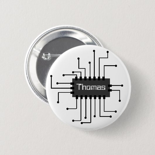 Personalisiertes IC-Chip-Image Button (Vorne & Hinten)