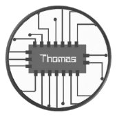 Personalisiertes IC-Chip-Image Eishockey Puck (Vorderseite)