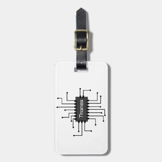Personalisiertes IC-Chip-Image Gepäckanhänger (Vorderseite vertikal)
