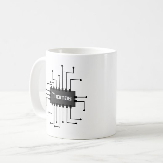 Personalisiertes IC-Chip-Image Kaffeetasse (Vorderseite Links)