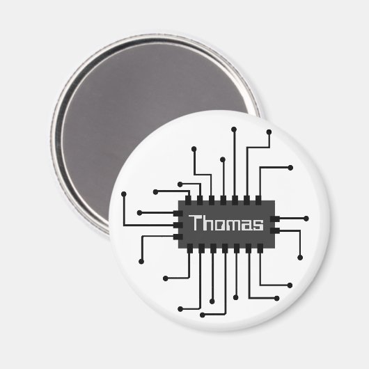 Personalisiertes IC-Chip-Image Magnet (Vorderseite/Rückseite)