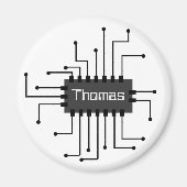 Personalisiertes IC-Chip-Image Magnet (Vorne)