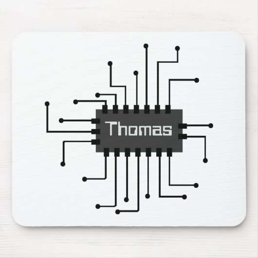 Personalisiertes IC-Chip-Image Mousepad (Vorne)