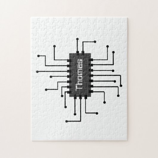 Personalisiertes IC-Chip-Image Puzzle (Vertikal)