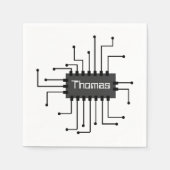 Personalisiertes IC-Chip-Image Serviette (Vorderseite)