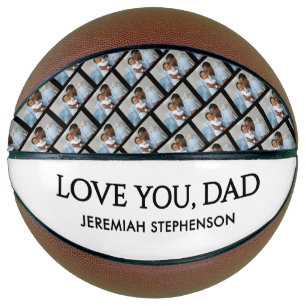 Personalisiertes ICH LIEBE DICH PAPA Vatertag  Basketball
