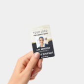 Personalisiertes ID-Abzeichen Firmenkundenname Tag Ausweis (Handheld)