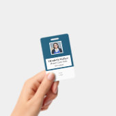 Personalisiertes ID-Foto-Abzeichen doppelseitig Ausweis (Handheld)