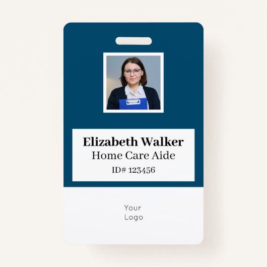 Personalisiertes ID-Foto-Abzeichen doppelseitig Ausweis (Vorderseite)