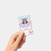 Personalisiertes ID-Foto-Abzeichen doppelseitig Ausweis (Handheld)