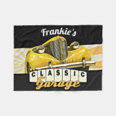 Personalisiertes | Ihre Namens| klassische Fleecedecke (Vorderseite (Horizontal))