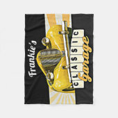 Personalisiertes | Ihre Namens| klassische Fleecedecke (Vorderseite)