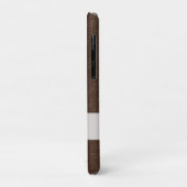 Personalisiertes Imitat-Brown-Leder Case-Mate iPhone Hülle (Hinten/Links)