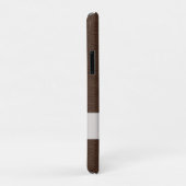 Personalisiertes Imitat-Brown-Leder Case-Mate iPhone Hülle (Hinten/Rechts)
