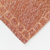 Personalisiertes Imitat-Leder Fleecedecke (Ecke)