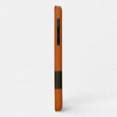 Personalisiertes Imitat-Orangen-Leder Case-Mate iPhone Hülle (Hinten/Links)