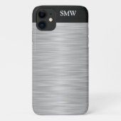 Personalisiertes Imitat-rostfreier Stahl und Case-Mate iPhone Hülle (Rückseite)