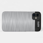 Personalisiertes Imitat-rostfreier Stahl und Case-Mate iPhone Hülle (Rückseite (Horizontal))
