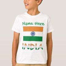 Personalisiertes Indien-Flagge-Geschenk Jungen