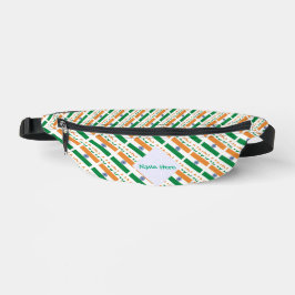 Personalisiertes indisches Flaggen-Erbe Bauchtasche