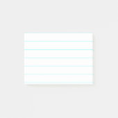 Personalisiertes, individualisierbares Linenpapier Post-it Klebezettel (Vorderseite)