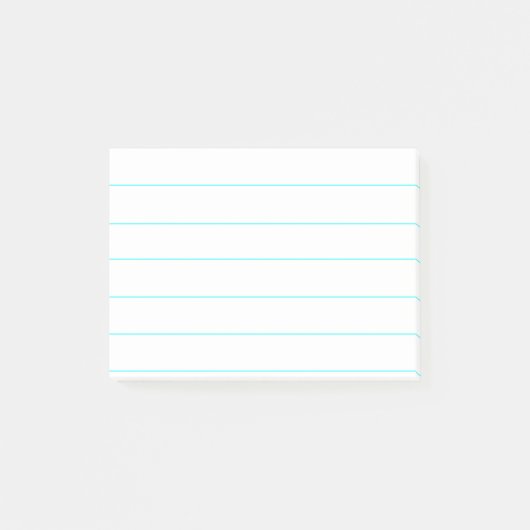 Personalisiertes, individualisierbares Linenpapier Post-it Klebezettel (Vorderseite)