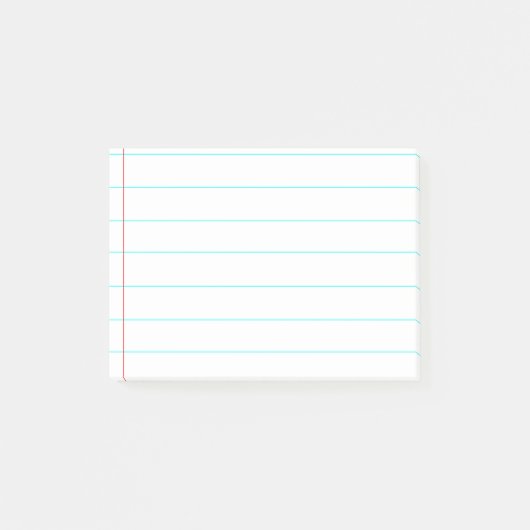 Personalisiertes, individualisierbares Linenpapier Post-it Klebezettel (Vorderseite)