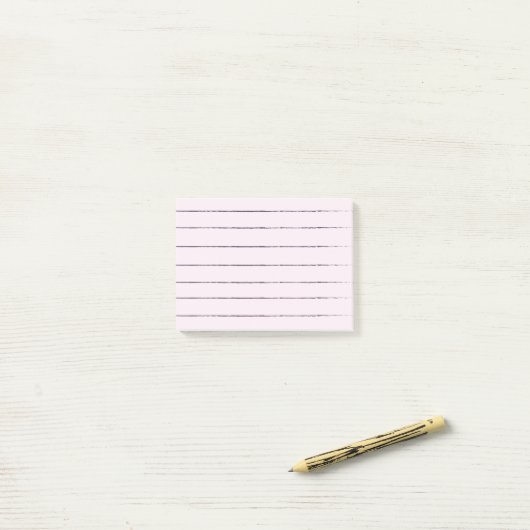 Personalisiertes, individualisierbares Linenpapier Post-it Klebezettel (Auf Schreibtisch)