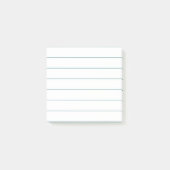 Personalisiertes, individualisierbares Linenpapier Post-it Klebezettel (Vorderseite)