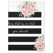 Personalisiertes, individuell anpassbares Design Klemmbrett (Rückseite)