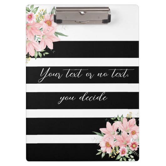 Personalisiertes, individuell anpassbares Design Klemmbrett (Vorderseite)