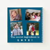 Personalisiertes, individuell anpassbares Rezept Notizblock (Rückseite)