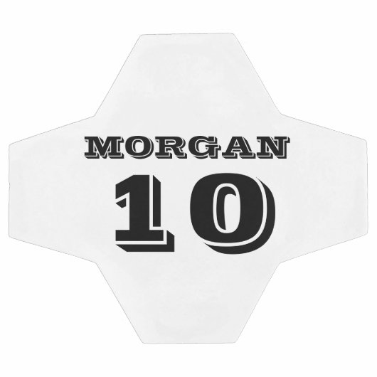 Personalisiertes individuelle Name-Team Fußball (Flach)