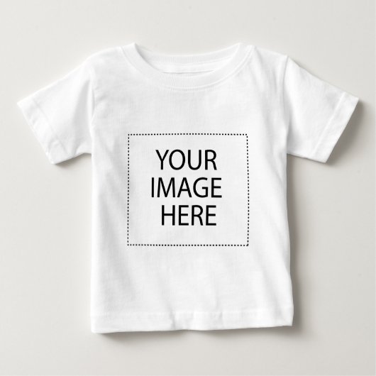 Personalisiertes individuelles Foto Baby T-shirt (Vorderseite)