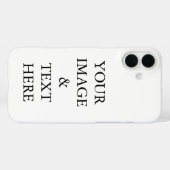 Personalisiertes individuelles Foto Case-Mate iPhone Hülle (Rückseite (Horizontal))