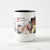 Personalisiertes individuelles Foto Collage Einmal Tasse (Zentrum)