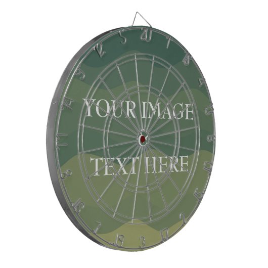 Personalisiertes individuelles Foto Dartscheibe (Vorderseite Links)