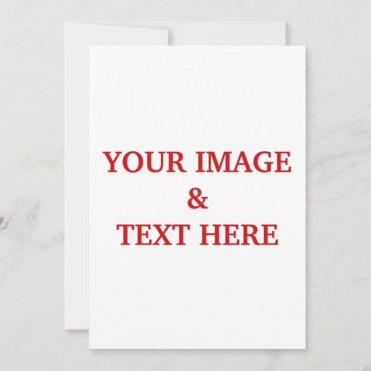 Personalisiertes individuelles Foto Einladung (Vorderseite)