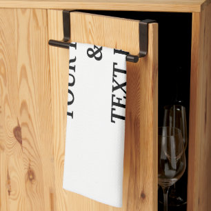 Personalisiertes individuelles Foto Geschirrtuch