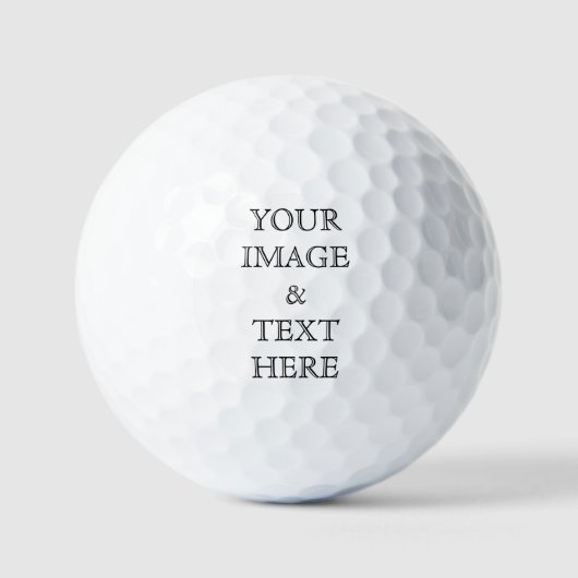 Personalisiertes individuelles Foto Golfball (Vorderseite)