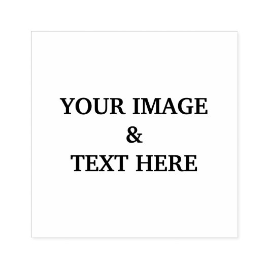 Personalisiertes individuelles Foto Gummistempel (Prägung)