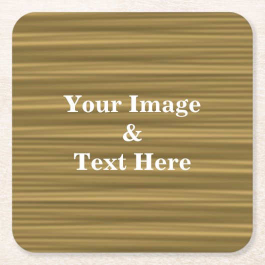 Personalisiertes individuelles Foto Holz Rechteckiger Pappuntersetzer (Vorderseite)