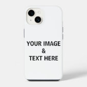 Personalisiertes individuelles Foto iPhone Hülle (Rückseite)