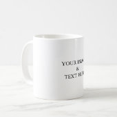 Personalisiertes individuelles Foto Kaffeetasse (Vorderseite Links)