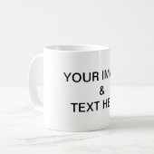 Personalisiertes individuelles Foto Kaffeetasse (Vorderseite Links)