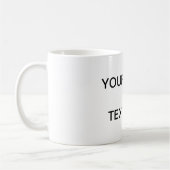 Personalisiertes individuelles Foto Kaffeetasse (Links)