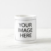 Personalisiertes individuelles Foto Kaffeetasse (Mittel)