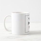 Personalisiertes individuelles Foto Kaffeetasse (Links)