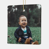 Personalisiertes individuelles Foto Keramikornament (Links)