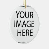 Personalisiertes individuelles Foto Keramikornament (Rechts)